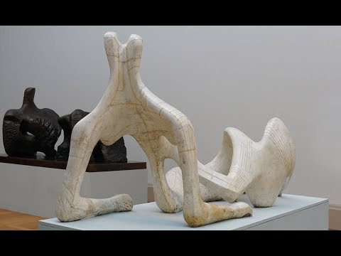 Describing what you see: Sculpture (Henry Moore, Reclining Figure)