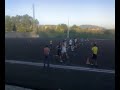 PRIMEROS ENTRENAMIENTOS, CON EL CAMPO EN CONSTRUCCION DE O CONDADO.