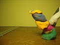 Alligator and morphing claymation