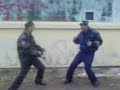 Mortal combat with russian cops Mortal combat with russian cops