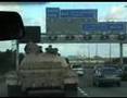T55 Tank Motorway driving