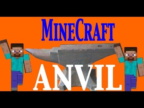 how to anvil minecraft