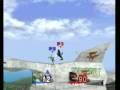 Weird grab glitch on Corneria (SSBB) Weird grab glitch on Corneria (SSBB)