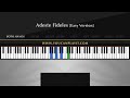 Adeste Fideles (Christmas Carol) [Easy Piano Tutorial]