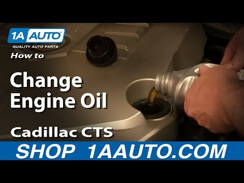 How To Do An Oil and Filter Change Reset Engine Oil Computer Cadillac CTS 2.8L VVT V6