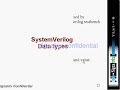 System Verilog 1 - 12