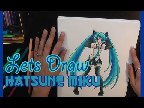 how to draw hatsune miku