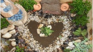 Mini Jardim em um baú-DIY