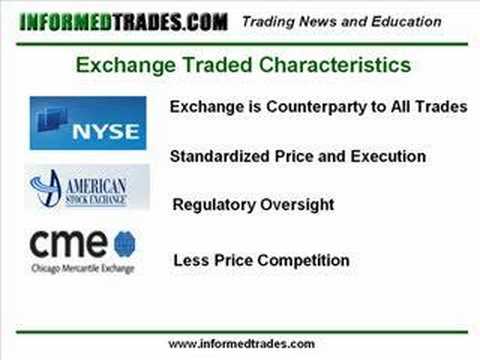 Forex - Over the Counter Vs. Exchange Traded Markets