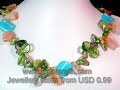 Lampwork Glass Beads Necklace Jadesmyth Collection