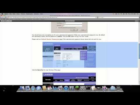 how to portforward minecraft server at&t mac