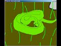music video i made with macromedia flash & director. to tom t. hall's sneaky snake, a song about a snake that steals root beer from people at the lake.