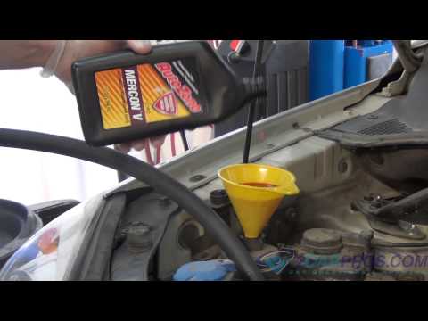 how to drain power steering fluid