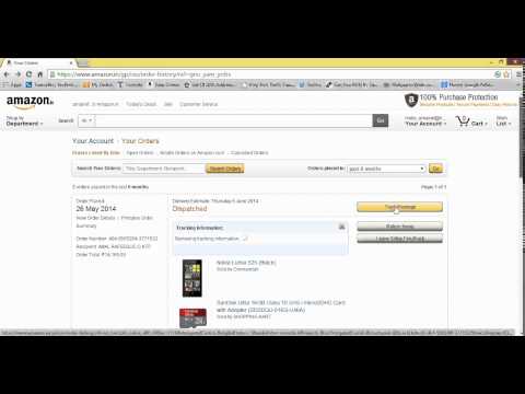 how to track an order from amazon