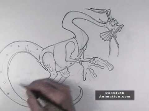 Don Bluth Animation Tutorials: Draw as you Please
