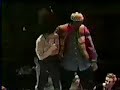 This is La Vie Boheme from the amazing broadway musical Rent with the Original Cast Anthony Rapp Adam Pascal Daphne Rubin-Vega Wilson Jermaine Heredia Jesse L. Martin Idina Menzel Fredi Walker Taye Diggs and others. sorry its not the whole thing, but its the best I could get.
