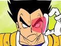 dragon ball z vegeta sicks some human ass