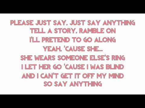 Wade Bowen - Say Anything (Lyrics)