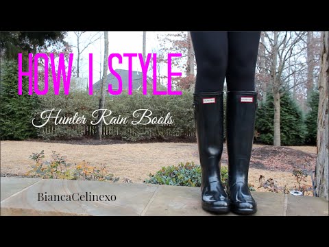 how to care hunter boots