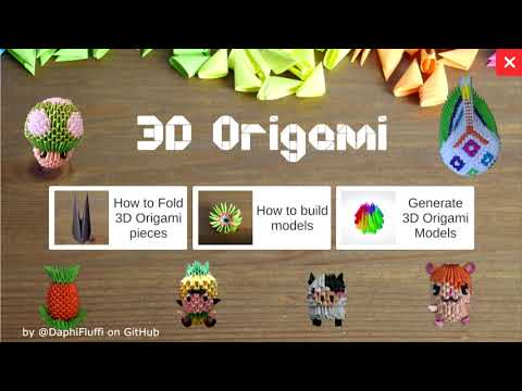 3D Origami Generator on YouTube