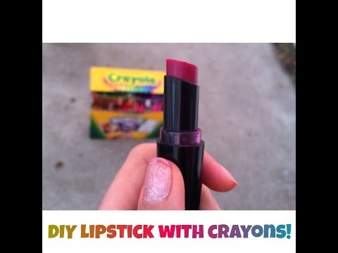 crayons - I teach you how to make lipstick with crayola crayons! This recipe is cheap, fun, easy and so cute! My lipsticks I made are creamy, moisturizing and have gre...