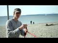 This shows you how to setup a slackline using two loops slings (tied with water knots in this case), 4 carabiners, 2 forged rappel rings for line-lockers, and 60 feet of webbing. For videos on how to make the slings or use a line-locker, see nwslackline.org