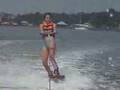 Kimberly masters the wakeboard 8-14-07
