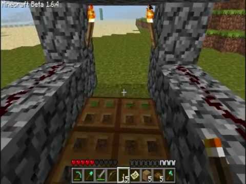 how to use trap doors in minecraft pe