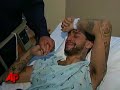 Three New York police officers have been arraigned on felony charges for what authorities say was a brutal attack on a tattoo parlor worker they suspected of smoking marijuana. The three surrendered this morning to face charges. (Dec. 9)