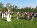 Il lancio del bouquet di Savina