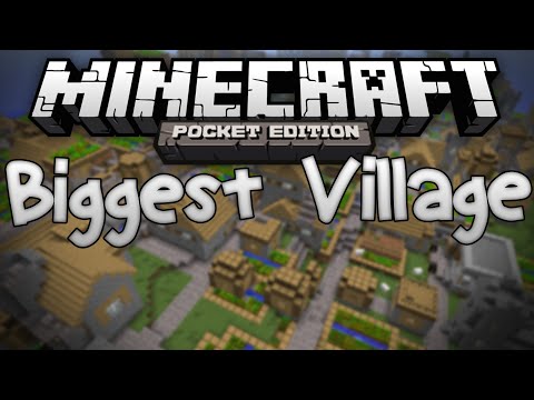 how to make a village in minecraft pe