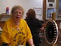 The Meat Raffle Lady in Action