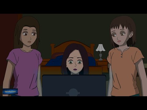 Three Girls - Sleepover Horror Story Animated