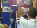 Teens boxing