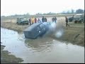 UAZ trying to go across watercanal
