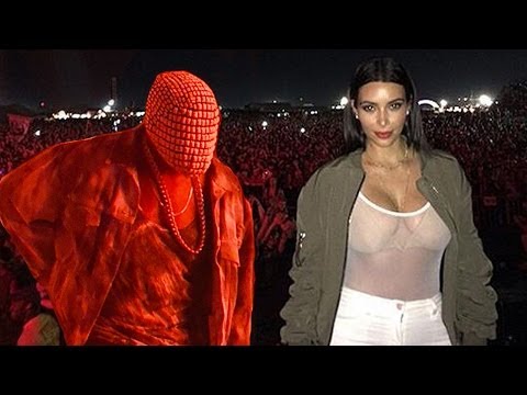 Kanye West BOOED At Bonnaroo & Upstaged By Kim Kardashian BOOBS