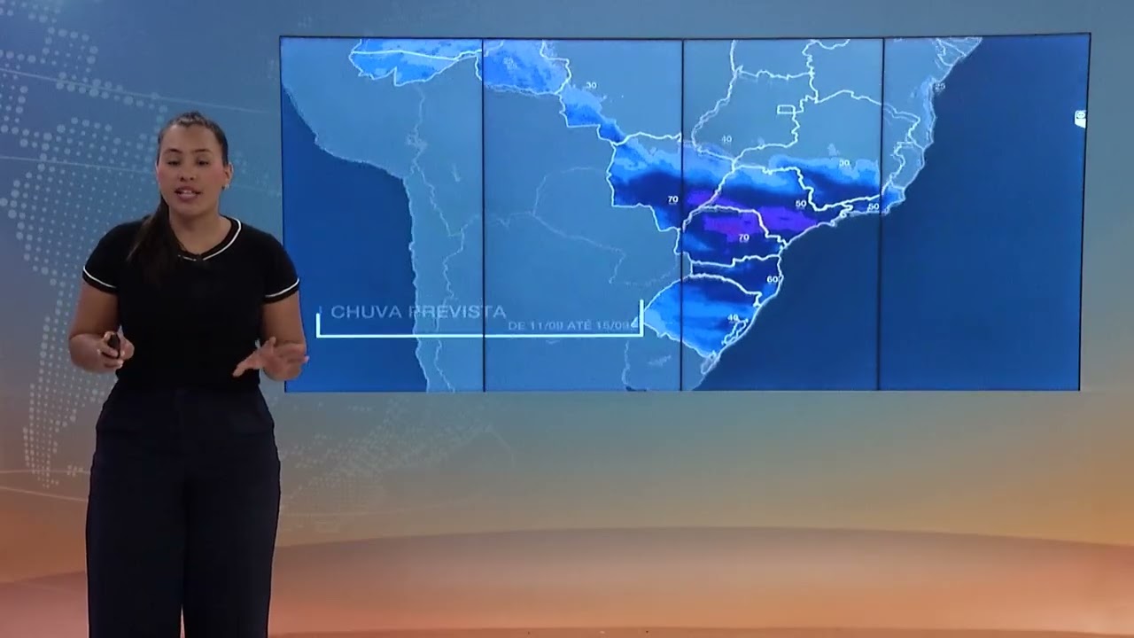 Segunda-feira marcada por chuva e temperaturas mais amenas em Mato Grosso do Sul | 14/09/2026