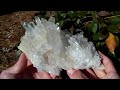 Large Arkansas Quartz Crystal Cluster
