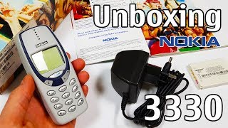 Nokia 3330 Unboxing 4K with all original accessori