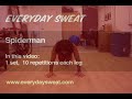 everyday sweat: spiderman