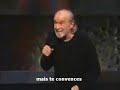 religião segundo o cómico george carlin