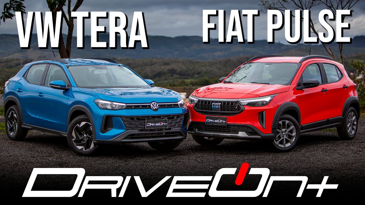 Fiat Pulse vs. Volkswagen Tera | Qual a melhor opção? | Comparativo das versões manuais dos SUVs