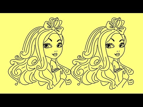 how to draw ever after high apple white