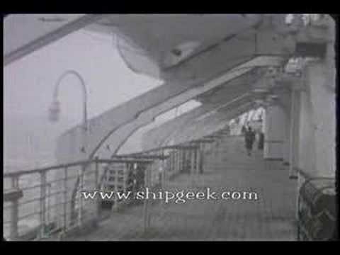 RMS Mauretania to New York 1948