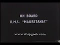 RMS Mauretania to New York 1948