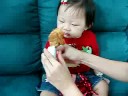 Carmen Enjoying Drumstick