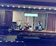 dimitris,alex and bill playing music..