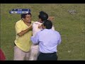 Vergonzoso Mira la bronca del Universitario-San Martín