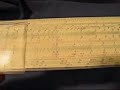 Cool Retro Mechanical Adder and Slide Rule Calculator