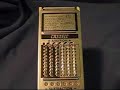 Cool Retro Mechanical Adder and Slide Rule Calculator